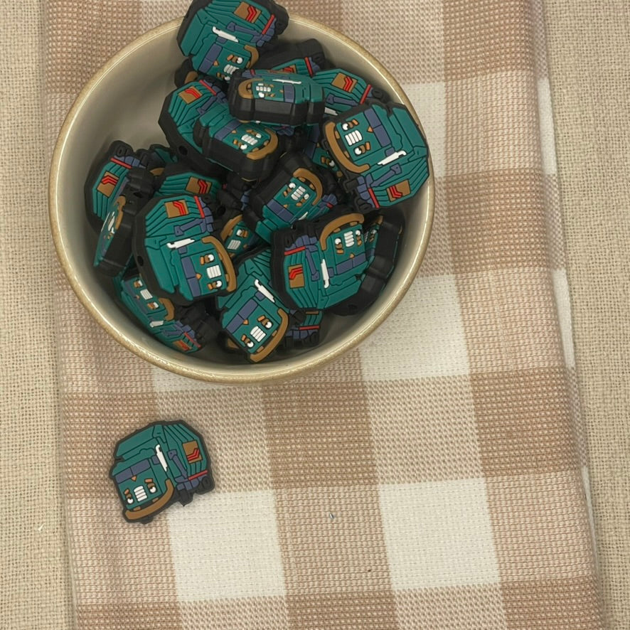 Silicone Focal Bead | Trash Truck |422