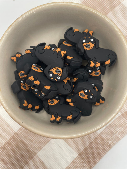 Silicone Focal Bead | 320 | Sausage dog