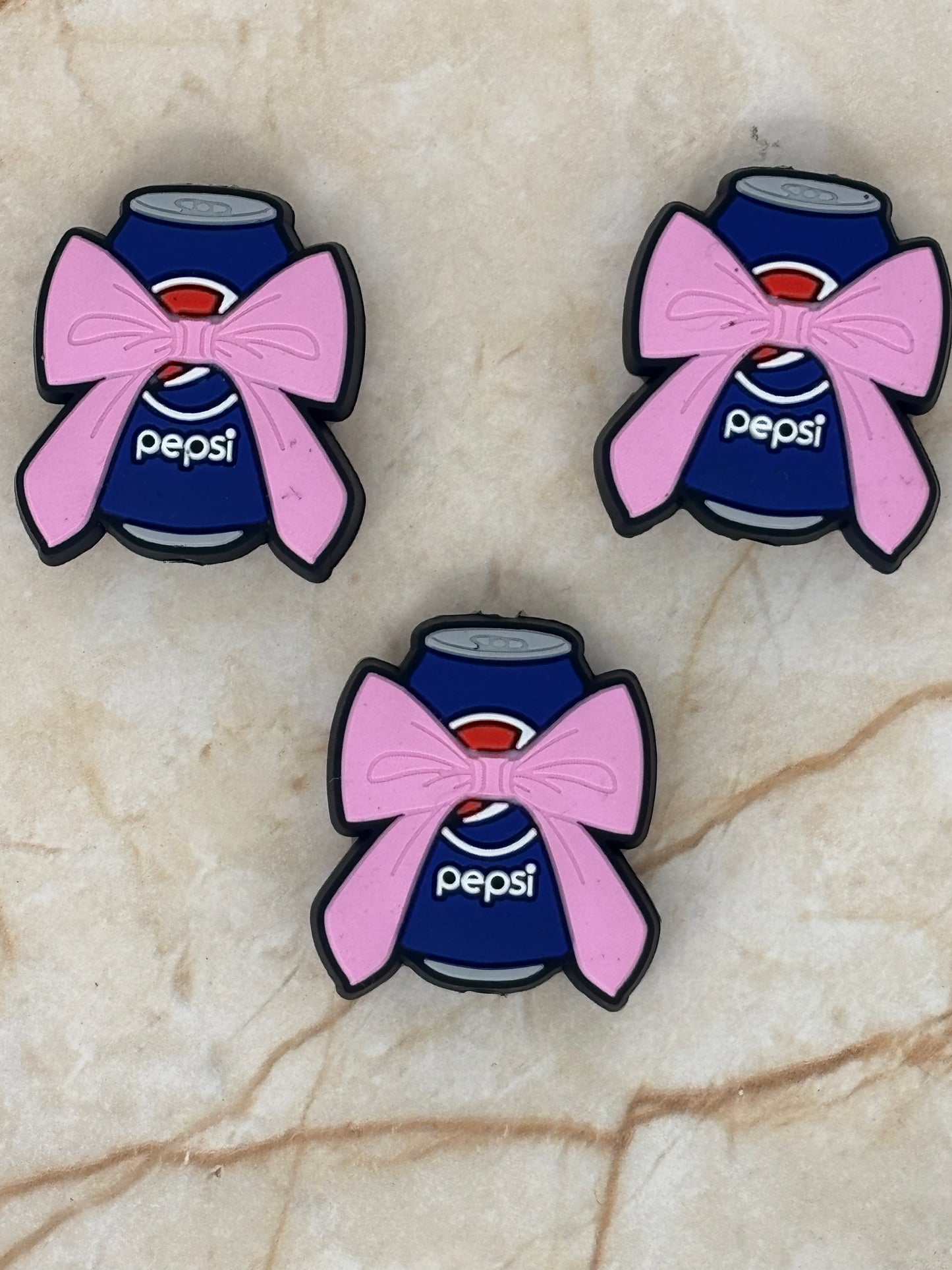 Silicone Focal Bead|  184 | Pepsi