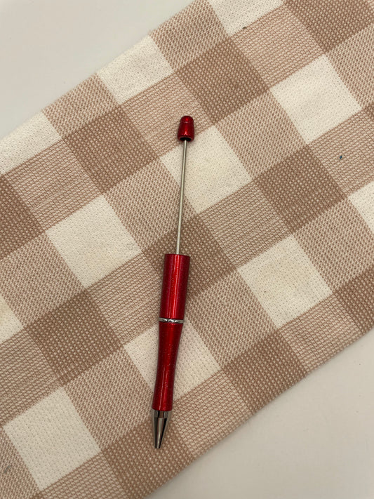 Bead-able Pen Blank | Red 4