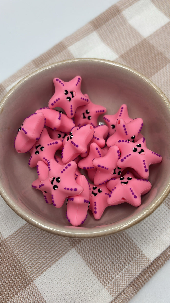 3D Silicone Focal Bead | Starfish | 468
