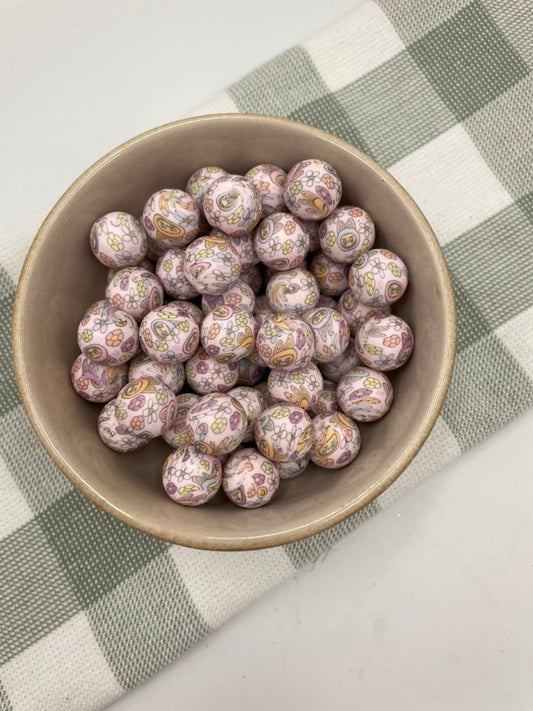 Silicone bead |  15mm | 1001 Labubu