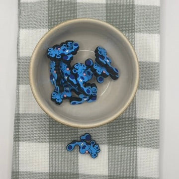 Silicone Focal Bead | 381 | Blues Clues