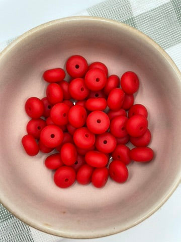 14mm silicone abacus | Christmas Red | 126