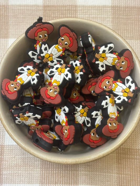 Silicone Focal Bead | Toy story 515 jessie