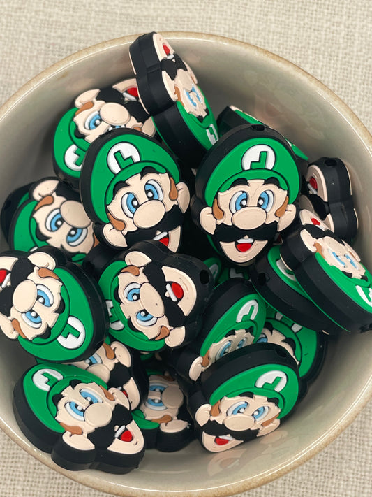 Silicone Focal Bead | 156 Luigi