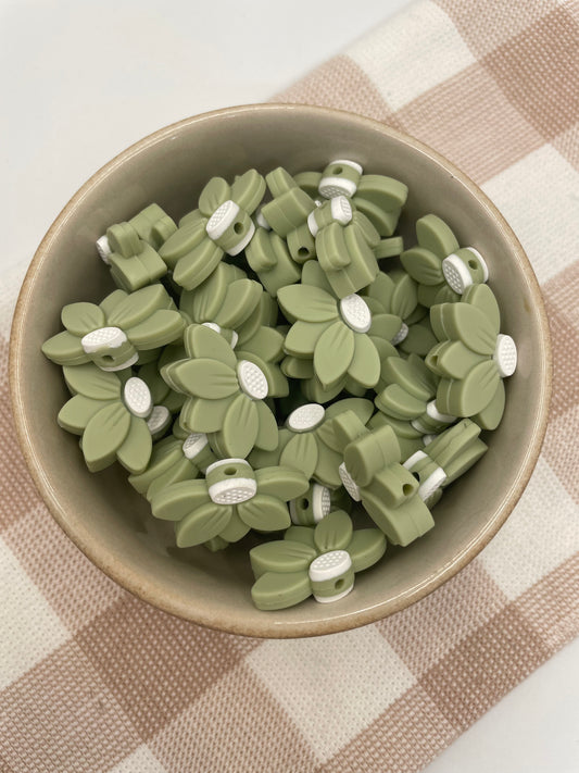 Silicone Focal Bead | Flower | 485