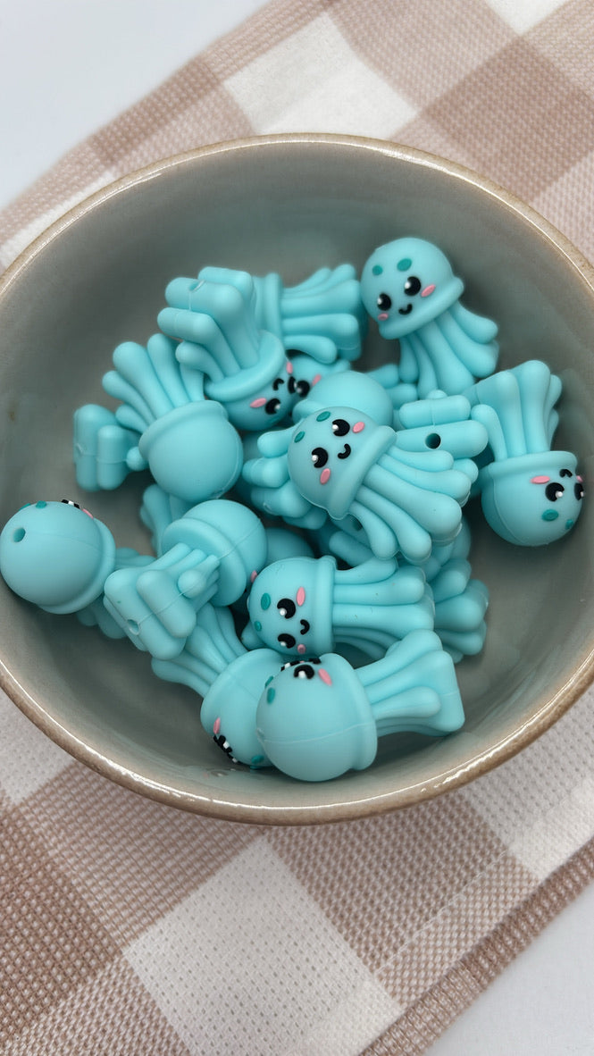 3D Silicone Focal Bead | Jelly Fish | 469