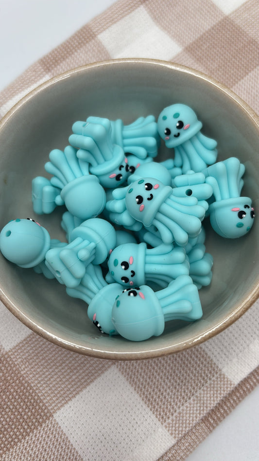 3D Silicone Focal Bead | Jelly Fish | 469