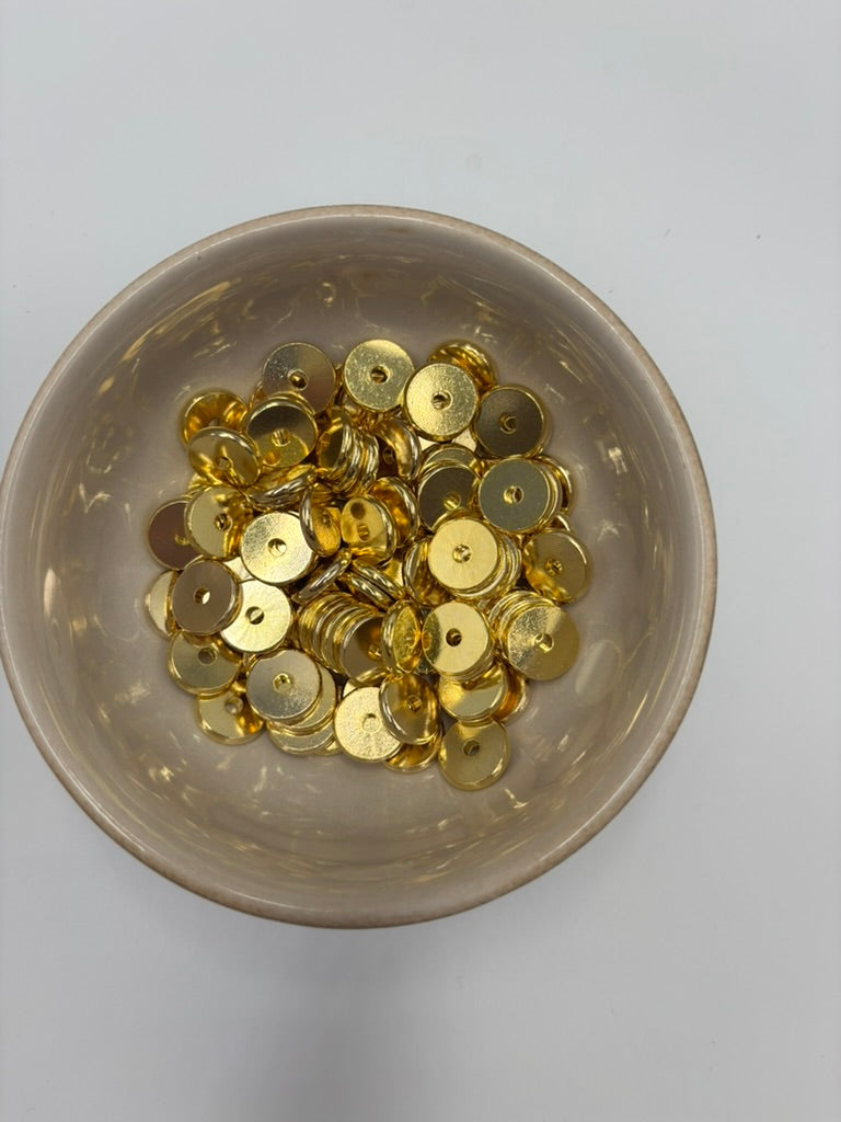 14mm Spacer Bead | Bright Gold 4