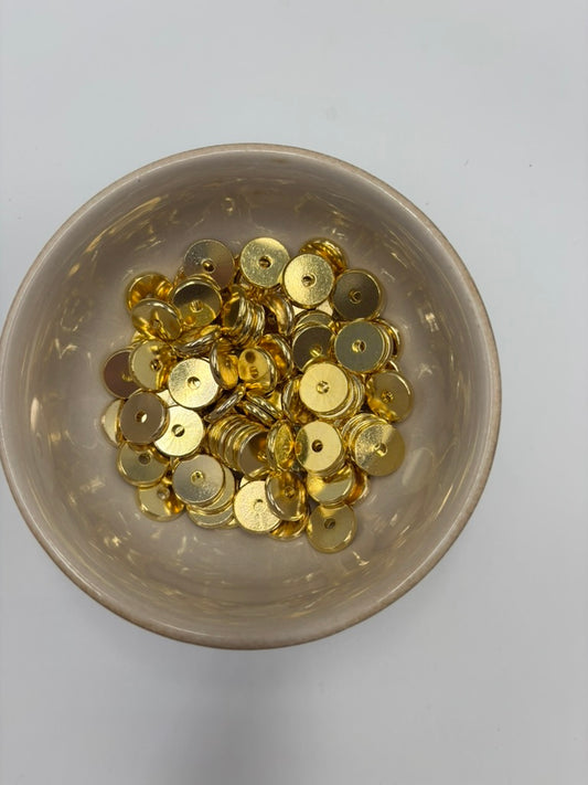 14mm Spacer Bead | Bright Gold 4