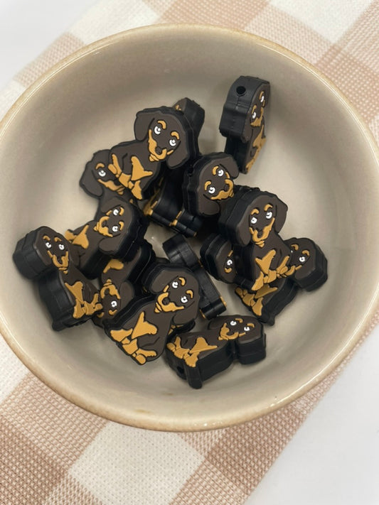 Silicone Focal Bead | 324 | Puppy Dog