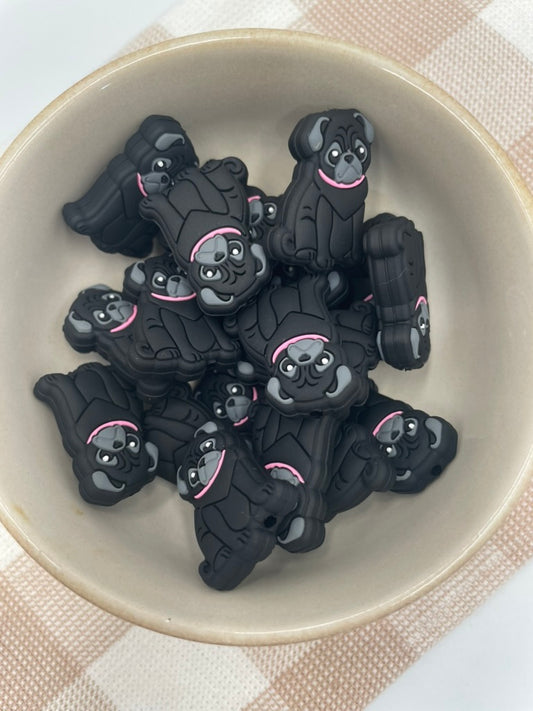 Silicone Focal Bead | 346 | Pug