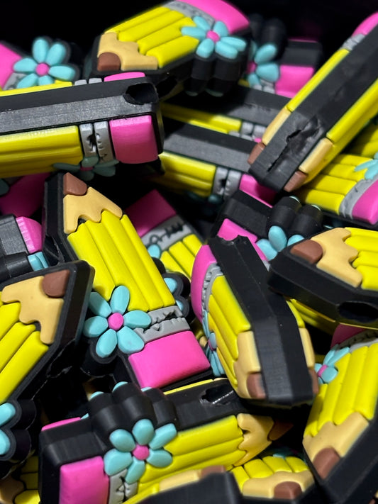 Silicone Focal Bead | 399 | Pencil