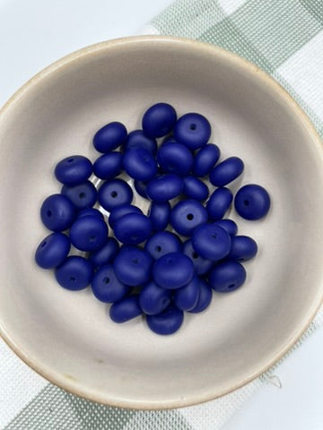 14mm silicone abacus | Navy Blue | 2