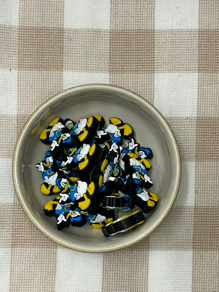 Silicone Focal Bead | 534 donald duck