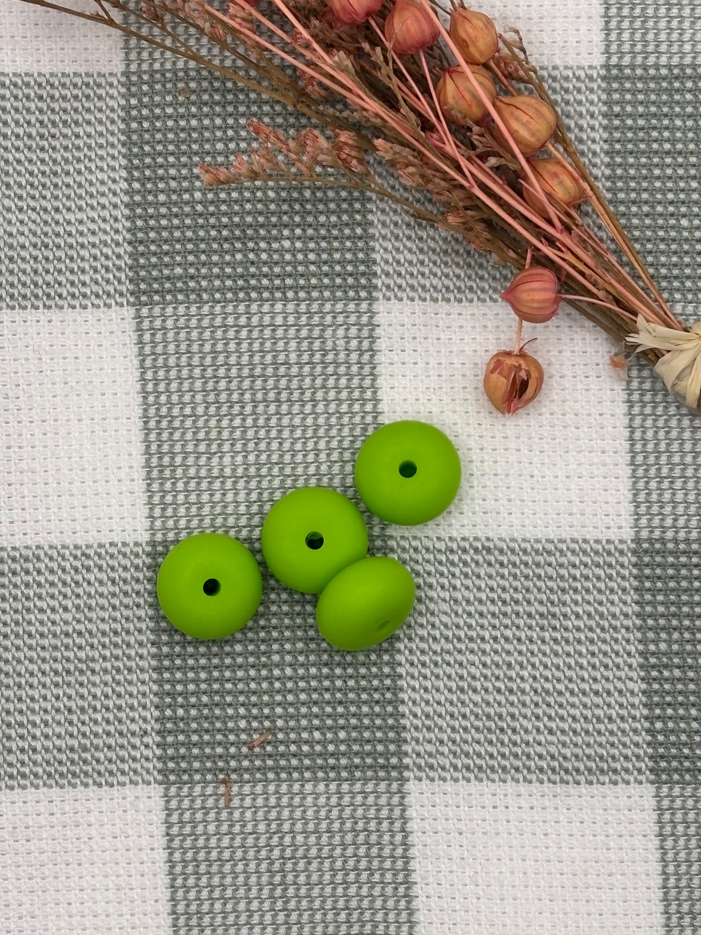5 | Green | 14mm silicone abacus