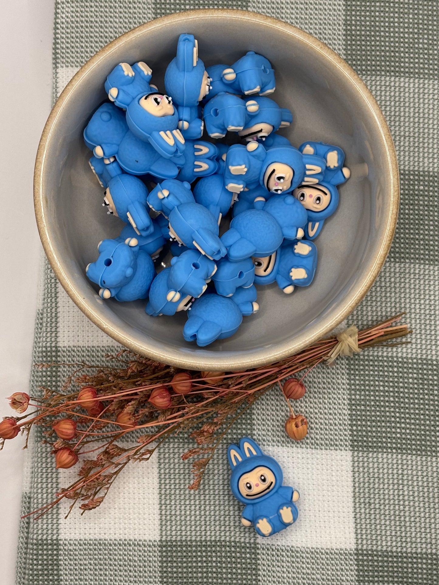 3D Silicone Focal Bead | 359 | Labulu Blue