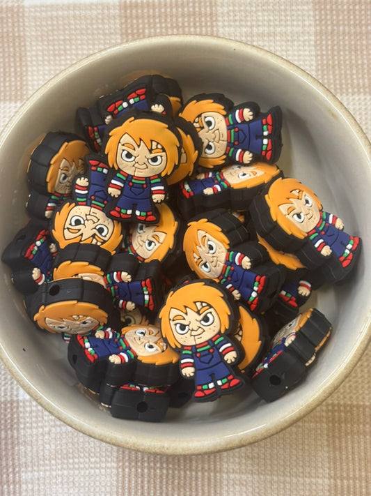 Silicone Focal Bead | 529 Chucky