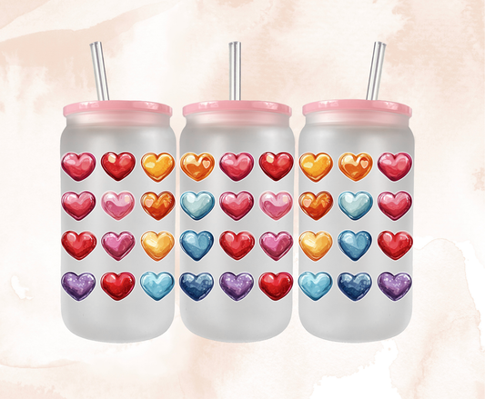 2025 | UV DTF 16OZ WRAP | 141 Hearts