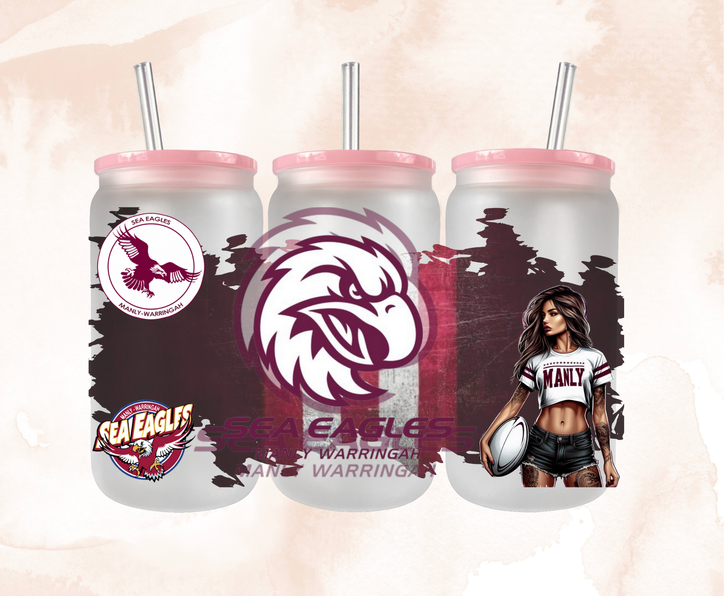 2025 | UV DTF 16OZ WRAP | Sports Sea Eagles 4