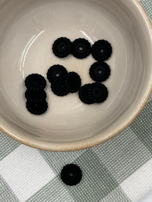 Bubble Spacer Bead | 14mm | 14 | Black