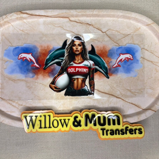 2025 | UV DTF 16OZ WRAP | Sports Dolphins 3