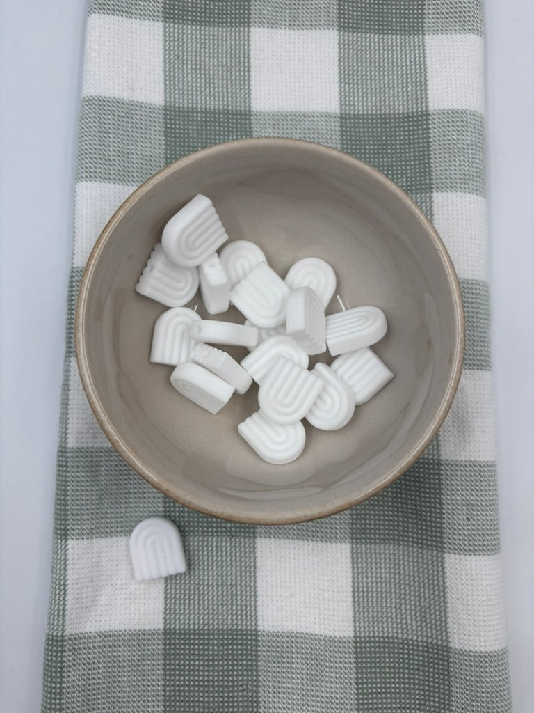 Silicone Focal Bead | White Rainbow |453