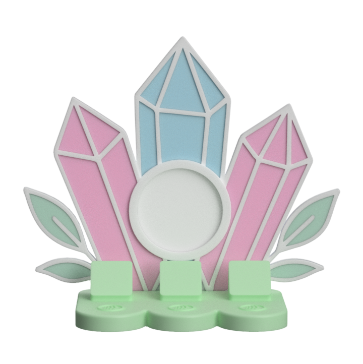 NFC Stand Crystal Backing