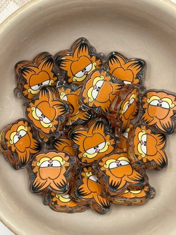 Acrylic Focal Bead | 18 Garfield
