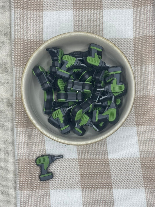 Silicone Focal Bead | Drill | 428