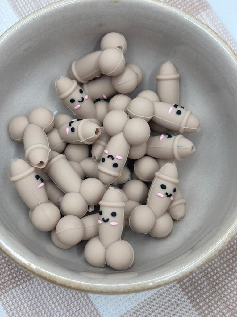 3D Silicone Focal Bead | 348 | Doodle