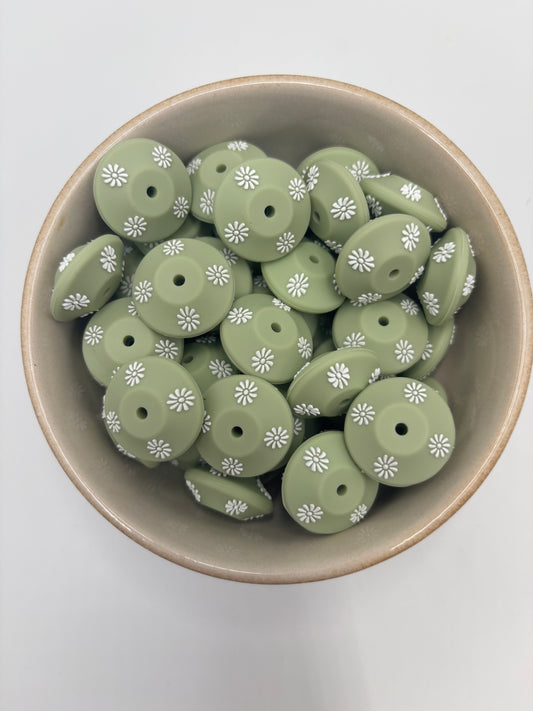 20mm Abacus Flower Beads | Lint 9