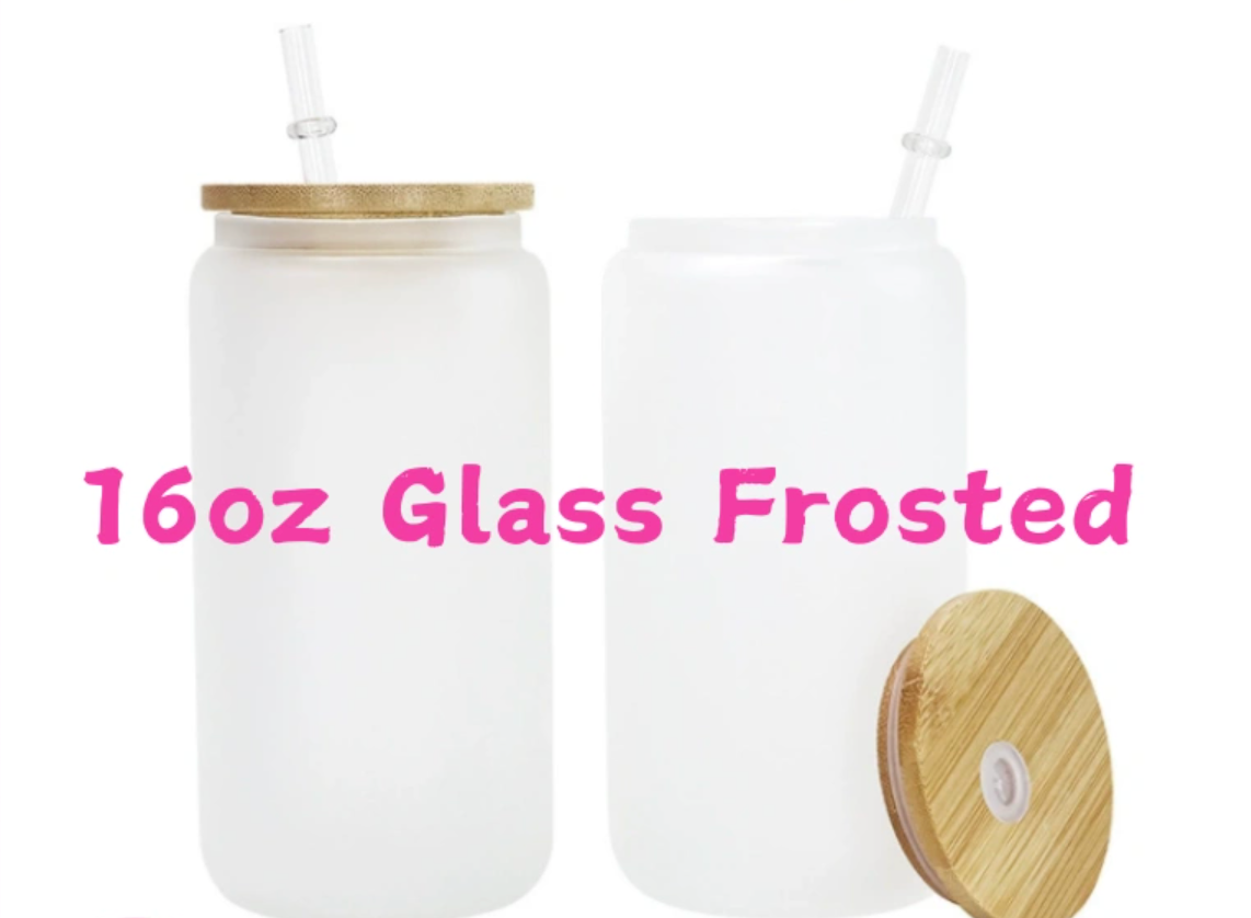 16oz Frosted Glass Libby | Sublimation | Blanks