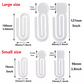 Paperclip Shape | Jumbo Paper Clip Bookmark | Sublimation Blank
