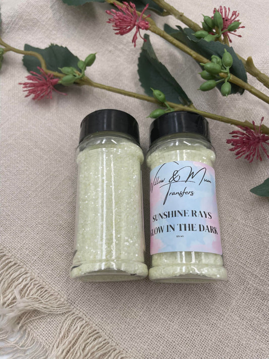 Glitter - SUNSHINE RAYS - Glow in the dark | shaker 52g