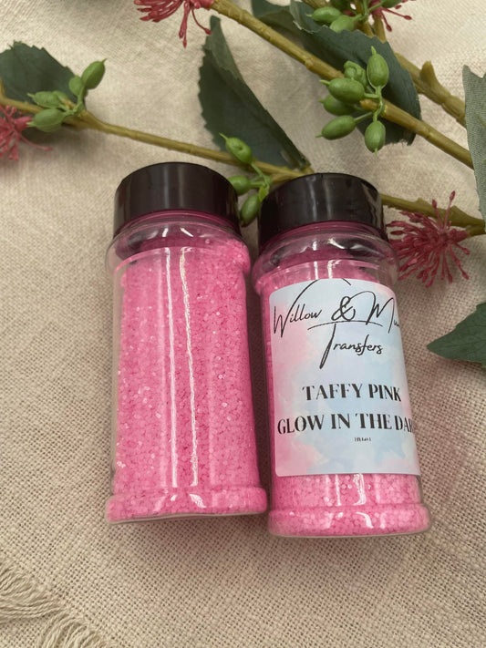 Glitter - TAFFY PINK - Glow in the dark | shaker 52g
