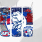 Australian Football League  (AFL)  |  Bulldogs | sublimation | 20oz Tumbler straight | UV DTF file | Png digital download