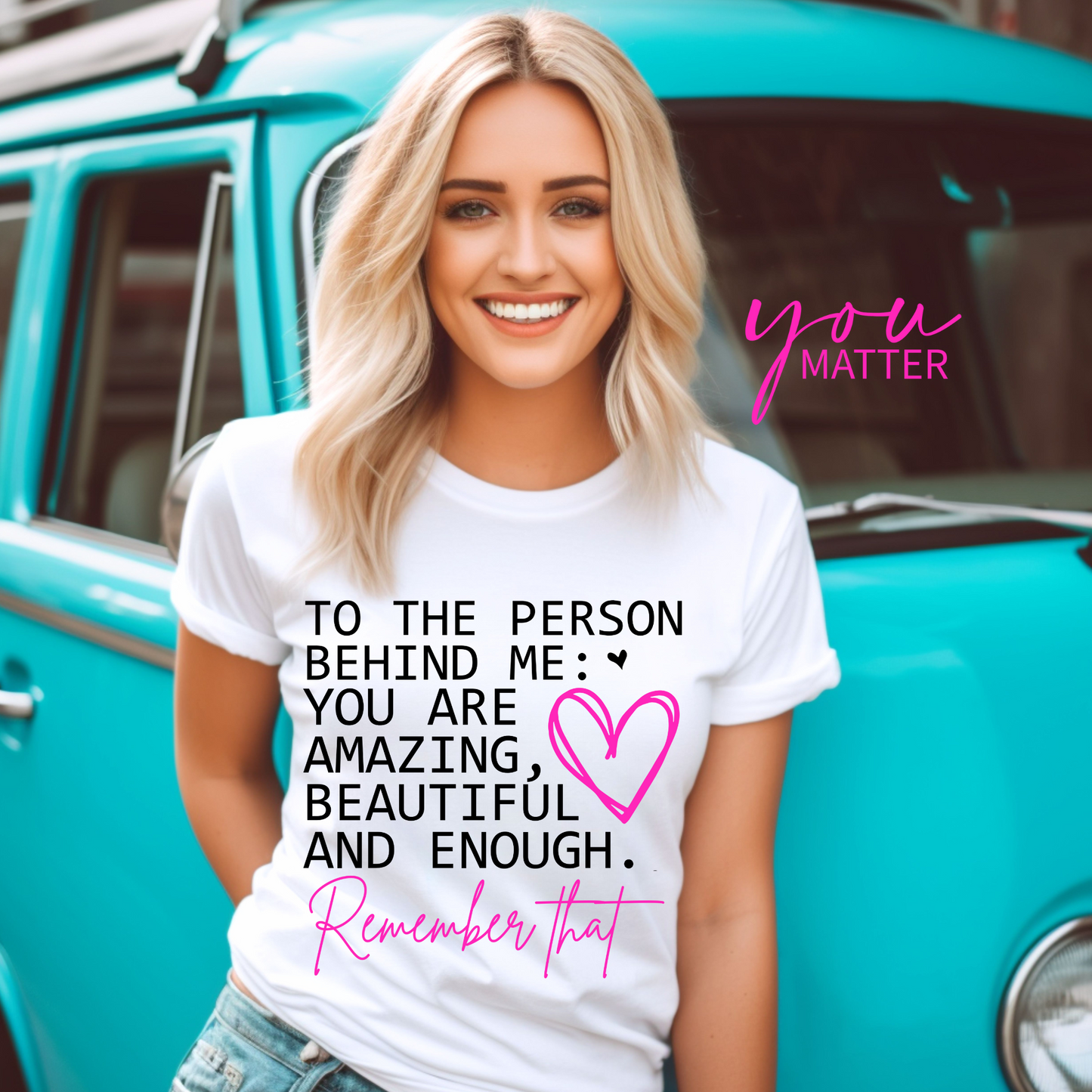Heat Transfers - 60 - Person behind me (Back + Pocket) | Clearance