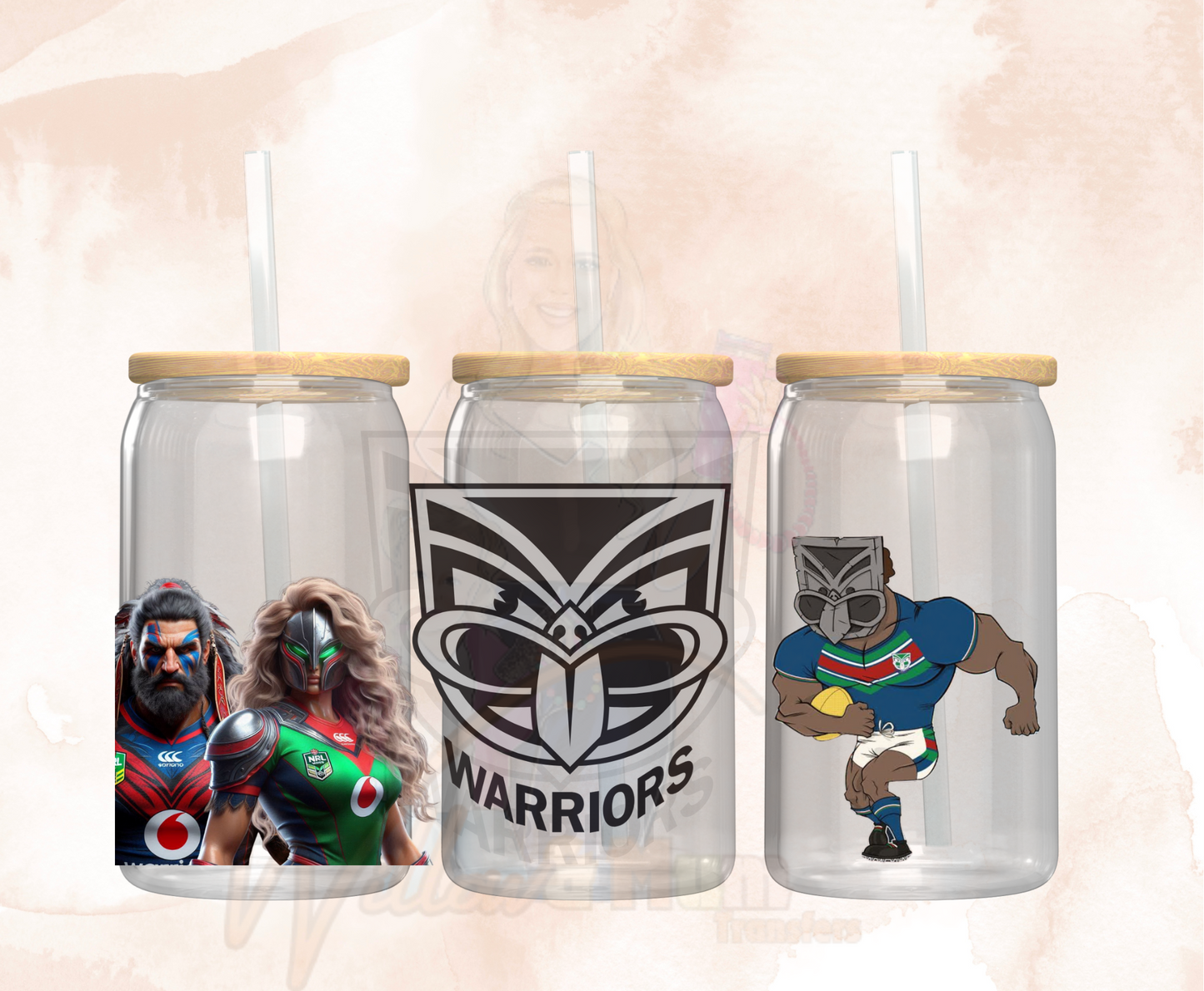 2025 |UV DTF 16OZ WRAP - Sports NRL - Warriors